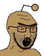 5_o_clock_shadow beard brown_skin browridge meta:tagme missing_teeth orange_eyes sandnigger snoo unibrow variant:soyak yellow_teeth // 440x564 // 84.7KB