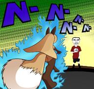 anime averi chud clothes ear eyebrows eyes fox furry meta:tagme subvariant:unbotheredchud tail variant:chudjak white_skin // 1000x944 // 587.1KB