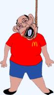 ack amerimutt anti_mutt bloodshot_eyes clothes crying fat full_body glasses hair hanging obese open_mouth pink_skin rope subvariant:ackmutt suicide tear tongue variant:bernd // 1375x2392 // 336.2KB