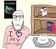 4soyjaks arm buck_breaking charlie_the_steak cheese_niggers closed_mouth clothes discord_meme frog froge glasses grin i_heart_nigger ketchup looking_to_the_right nigger open_mouth pepe plate poop poopson shieet smile sproke stubble subvariant:fingerboy variant:a24_slowburn_soyjak variant:feraljak variant:markiplier_soyjak variant:meatjak // 888x777 // 116.7KB