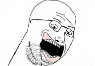 angry bald evil forehead_lines forehead_wrinkles glasses gums open_mouth scary skibidi_toilet stubble terrifying variant:unknown white_background // 2360x1640 // 256.8KB