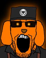 Fdl ear glowing glowing_eyes janny open_mouth uniform variant:markiplier_soyjak // 600x760 // 61.8KB