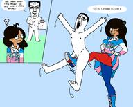 ballbusting boot brazil brown_hair brown_skin capixaba closed_mouth clothes coat_of_arms cock_and_ball_torture coco_(ongezellig) country countrywar espírito_santo female femdom flag flag:espírito_santo flag:minas_gerais full_body genital_torture glasses grass hair hand holding_object jeans kicking_balls minas_gerais ongezellig open_mouth or_are_you_a_stupid_whore pain penis question_mark smirk smug soyjak speech_bubble speech_bubble_empty subvariant:chudjak_front template text transparent variant:chudjak white_skin wink // 1967x1591 // 289.8KB