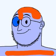 bald closed_mouth cool ear gem glasses happy nose smile stubble variant:weirdpenis // 900x900 // 44.8KB
