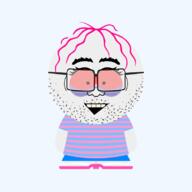 bloodshot_eyes full_body neovagina purple_hair redraw south_park tranny variant:bernd // 800x800 // 63.9KB