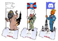 barack_obama beard carlos_latuff discord flag froot glasses grey_skin kolyma kuz libya looking_at_you muammar_gaddafi mustache orange_skin sad smile soldier soot soyjak_party variant:a24_slowburn_soyjak variant:gapejak variant:kuzjak weapon // 1125x789 // 990.7KB