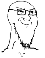 animated ext=gif glasses meta:not_oc meta:tagme nodding smile smug stubble subvariant:long_soyak subvariant:soyak_(smug) variant:soyak // 785x1000 // 252.4KB
