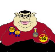 award chili employee glasses gold_star medal obese ohio subvariant:branigger variant:brandon variant:meximutt // 1674x1582 // 284.3KB