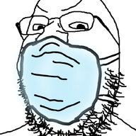 angry facemask glasses soyjak stubble variant:gapejak // 720x960 // 273.7KB