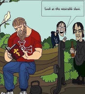 2soyjaks accessory angry atheism beard bible buff christian_cross christian_identity christianity closed_mouth clothes cross crucifix drawn_background eastern_orthodox face glasses hair holding_book holy_bible open_mouth orthodox orthodox_christian orthodox_cross orthodoxy reading satanism satanist seething sky soyjak strong teeth tree variant:chudjak variant:feraljak white_skin // 1800x1984 // 516.3KB