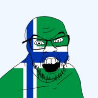 angry british flag flag:south_uist glasses hair looking_at_you mustache open_mouth scotland south_uist soyjak stubble teeth united_kingdom variant:feraljak // 1500x1500 // 39.4KB
