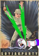 ack bloodshot_eyes chud closed_mouth combat_helmet crying death execution flag:transgender_pride_flag forked_tongue german_text glasses hair helmet holding_knife holding_object impact_font knife lipstick looking_to_the_right looking_up military military_uniform mustache noose open_mouth propaganda purple_hair rope soldier soyjak soyjak_party stubble text tongue tranny uniform variant:chudjak variant:unknown white_skin yellow_teeth // 728x1042 // 1.1MB