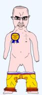1773 1775 award balding christianity chuvashia eastern_orthodox flag flag:chuvashia flag:russia full_body glasses hair naked nsfw orthodox_cross penis plant pugachev's_rebellion russia skinhead small_penis soyjak subvariant:chudjak_front subvariant:obsessedchud text transparent transparent_background tree underpants variant:chudjak white_skin // 848x1911 // 62.7KB