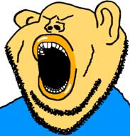 asiamutt asian buck_teeth closed_eyes ear open_mouth series:muttverse soyjak stubble subvariant:impish_amerimutt template variant:impish_soyak_ears yellow_skin // 598x628 // 18.8KB