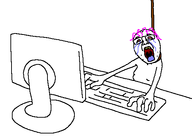 computer glasses keyboard rope soyjak stubble tranny typing variant:bernd // 534x378 // 8.9KB