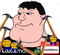 anonimos(namefag) award brown_eyes cheek_lines chin closed_mouth eyebrows eyes flag:brazil flag:netherlands hair hammer hello_my_name_is_(sticker) jawline looksmax looksmax.org looksmaxxing namefags nose open_eyes subvariant:mexiaryan variant:meximutt white_skin // 686x637 // 152.4KB