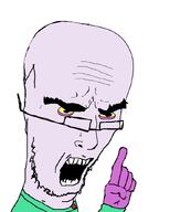 big_forehead erwin_(pacman) glasses glove grey_skin hazmat_suit pac_man_world_3 pacman stubble variant:unknown // 676x845 // 75.6KB