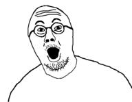 clothes glasses mustache open_mouth sam_hyde soyjak stubble variant:unknown // 562x436 // 13.0KB