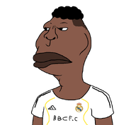 adams_apple adidas big_lips brapzilian nigger real_madrid subvariant:brazilmutt transparent_background variant:meximutt vinicius_jr white_shirt // 888x818 // 26.0KB