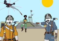 ark_raiders desert drone rocket subvariant:schizojak variant:markiplier_soyjak variant:two_pointing_soyjaks // 1556x1080 // 190.9KB