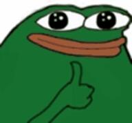 amphibian eyes frog green_skin happy nas:pepe pepe pepe_the_frog thumbs_up // 640x594 // 35.6KB