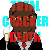 closed_mouth clothes cracker glasses impact_font necktie smile soyjak stubble suit text total_cracker_death variant:feraljak wine // 500x500 // 27.5KB