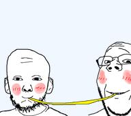 anime_cheek_lines blushing gay spaghetti subvariant:wholesome_soyjak transparent_background variant:gapejak variant:rowanjak wholesome // 753x665 // 94.9KB