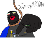 ack africa glasses hair jartycord jartynigger lesotho open_mouth pedophile pointing rope soyjak text variant:scabrjak // 1706x1173 // 117.5KB