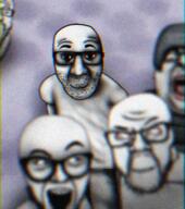 5soyjaks arm asylum biting_lip blur closed_mouth clothes drawn_background full_body glasses helmet horror leg open_mouth security security_camera shoe smile soycurity soysylum stubble tshirt variant:abortion_lover variant:chugsjak variant:el_perro_rabioso variant:feraljak variant:markiplier_soyjak // 674x761 // 1.4MB