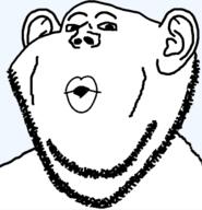 ear merge open_mouth soyjak stubble variant:impish_soyak_ears variant:nojak // 574x596 // 116.6KB