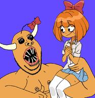 mymy_(ongezellig) ongezellig orange_skin variant:gapejak zelligaryan zelliggod // 1020x1050 // 454.6KB