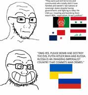 afghanistan calarts glasses iraq neutral panama russia russo_ukrainian_war smile so_true soyjak soyjak_comic stubble syria text ukraine variant:soyak // 948x1024 // 117.5KB