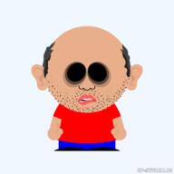 arm biting_lip black_sclera brown_skin clothes full_body hair hand shoe south_park stubble subvariant:impish_amerimutt variant:impish_soyak_ears // 800x800 // 62.1KB