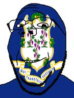 connecticut flag flag:connecticut food fruit glasses grape latin_text looking_at_you smile soyjak stubble subvariant:wholesome_soyjak teeth template text united_states variant:gapejak // 582x772 // 59.8KB