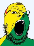 acre_(brazil) brazil flag flag:acre_(brazil) glasses looking_at_you open_mouth soyjak stubble teeth transparent_background variant:gapejak // 600x800 // 22.1KB