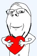 animated bug eating eating_bugs heart holding_object mouth soyjak variant:gapejak you_will // 676x1021 // 145.9KB