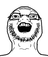 glasses open_mouth stubble subvariant:a24_slowburn_soyjak_below variant:a24_slowburn_soyjak // 604x716 // 44.8KB