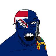 angry country flag glasses jacksepticeye looking_at_you mustache open_mouth south_georgia_and_the_south_sandwich_islands soyjak stubble teeth variant:feraljak youtube // 1500x1500 // 64.5KB