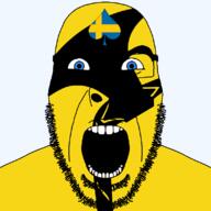 angry animal axe blue_eyes county facial_mark flag flag:sweden flag:telemark forehead_mark glasses hair looking_at_you norway open_mouth queen_of_spades soyjak spade stubble subvariant:cobson_front2 subvariant:spadeson sweden telemark thick_eyebrows transparent_background variant:cobson // 800x800 // 36.7KB