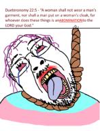 ack deuteronomy_(bible) deuteronomy_22:5 meta:tagme text variant:bernd // 768x1000 // 120.4KB