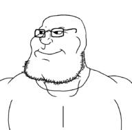 buff glasses smile stubble subvariant:mexiaryan template variant:meximutt variant:soyak // 886x872 // 36.6KB