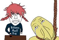 billions_must billions_must_die button nomamoto_(drama_queen) rope stubble subvariant:pol_face twintails variant:bernd variant:chudjak // 4427x3055 // 1.4MB