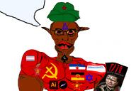 big_lips boylover_symbol brown_skin commie commie_pedo_troon communism distorted flag:germany flag:transgender_pride_flag flag:yugoslavia hammer_and_sickle israel jude meta:namefags pedophile queen_of_spades red_lips silberfisch_(namefag) spade speech_bubble star_of_david subvariant:muscular_chud transgender_flag transparent_background variant:chudjak white_background white_skin yellow_sclera // 1500x1000 // 1.0MB