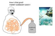 angry bloodshot_eyes crying fat glasses gobbledy_goo nintendo open_mouth orange soyjak stubble tank the_legend_of_zelda the_legend_of_zelda:_tears_of_the_kingdom tube variant:soyak video_game // 900x600 // 334.2KB