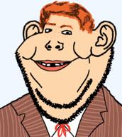 alfred_e_neuman alternate cartoon_network clothes ear freckles hair lips mad_magazine missing_tooth stubble suit variant:impish_soyak_ears // 699x781 // 53.5KB