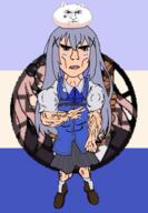 anime blue_hair bowtie buff chika_fujiwara chino_kafuu clothes flag full_body gochiusa hair long_hair punisher_face sonnenrad soyjak subvariant:chudjak_front subvariant:unbotheredchud tippy variant:chudjak white_skin // 1000x1440 // 2.1MB