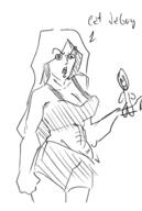 art buff clothes female genderbend soyjak subvariant:fingerboy text underpants variant:feraljak // 426x634 // 84.1KB