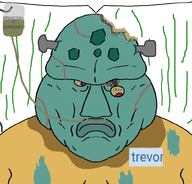 angry bone brain brimcoal clothes eyeball fat fentanyl forehead_mark frankenstein's_monster green_skin iv_bag lips maggots meta:namefags red_eyes ripped_clothes skull speech_bubble_empty squid stink_lines stinky sweating text trevor(user) variant:disgusting_trevorcreature zombie // 803x768 // 53.2KB