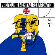 angry bald bell_curve black_eyes black_hole black_sclera british clenched_teeth closed_mouth country cracked_teeth cross cross_of_saint_cuthbert drool durham ear england flag flag:durham flag:united_kingdom glasses hair iq iq_bell_curve mustache nightmare_fuel no_pupils profound_mental_retardation retard soyjak stubble text united_kingdom variant:feraljak wrinkles // 1024x1024 // 80.4KB