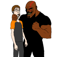 bald boorucuck booruteen brown_hair concerned dan ear muscular_male nigger nose ominous rotten_teeth shitskin smile stubble variant:unknown warrior-z_(user) white_background white_skin yellow_teeth // 768x768 // 18.5KB